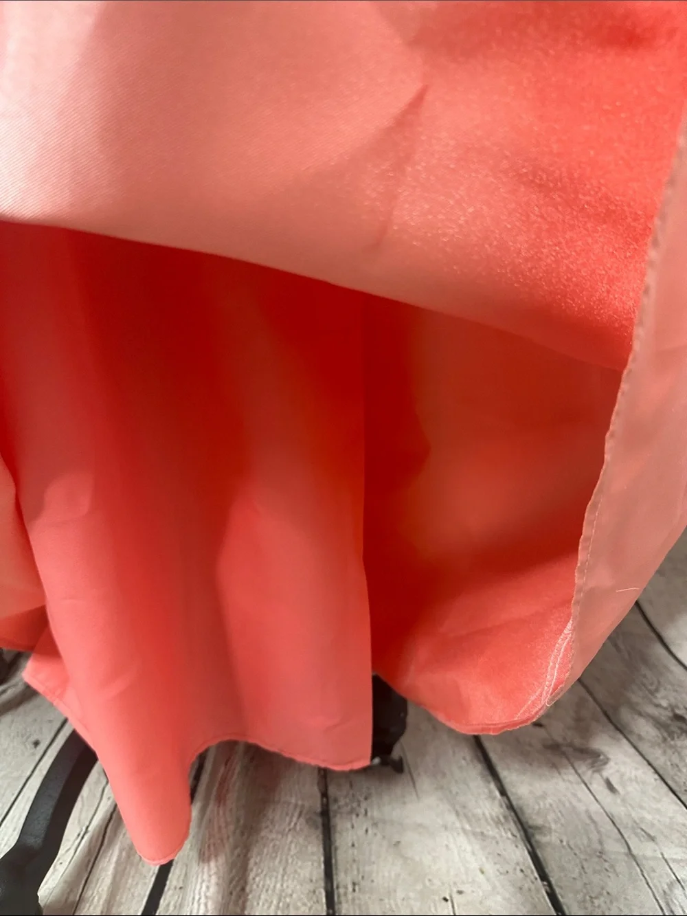 Alfred Sung Sleeveless Apricot Satin Special Occasion Gown Size 4 - Picture 6 of 9